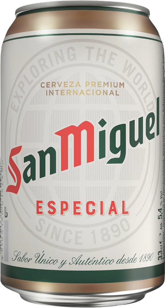 San Miguel Especial 5.4% - 33 cl can