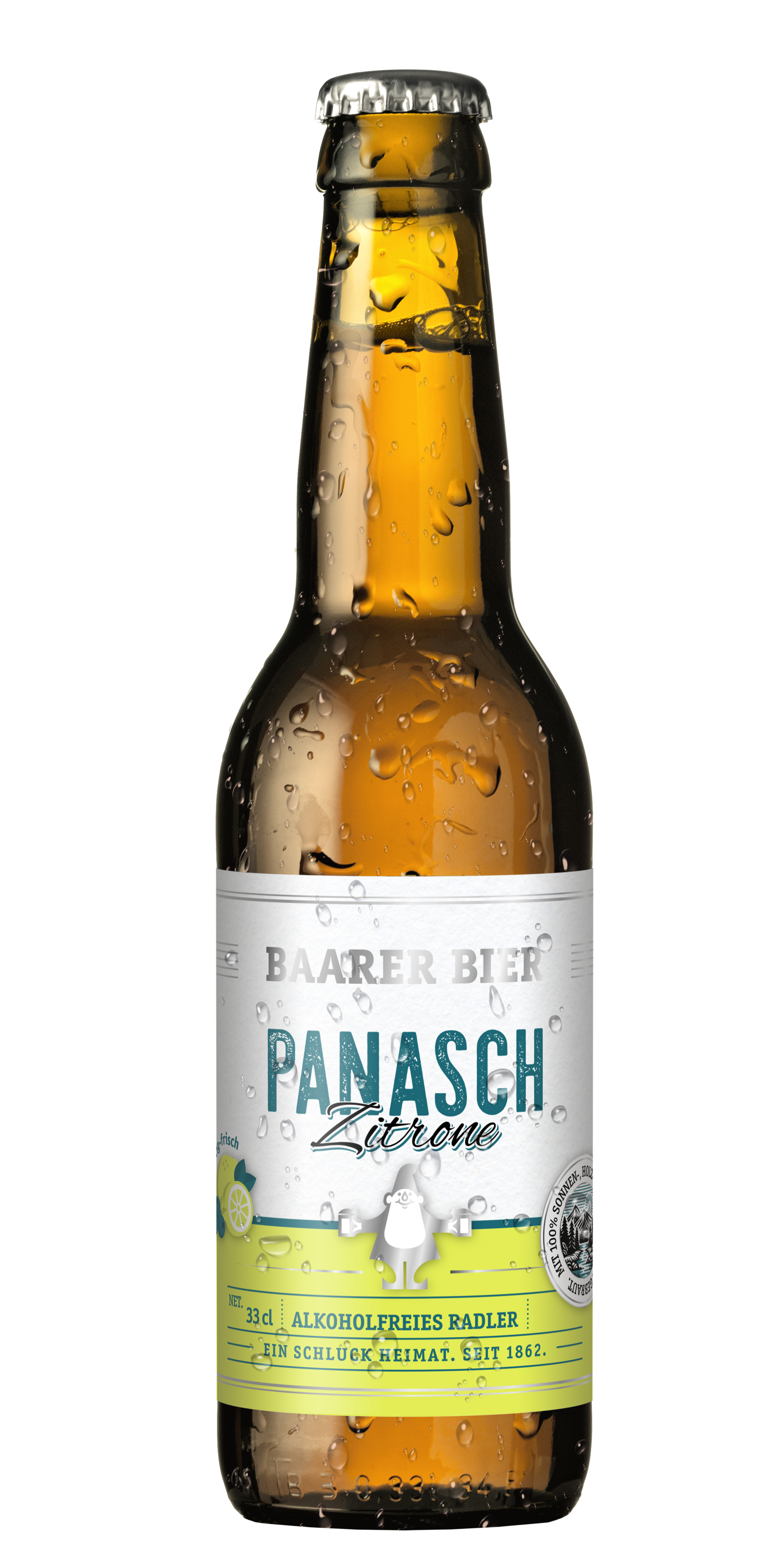 Baarer Urhell Panasch Zitrone alkoholfrei - 8 x 33 cl 
