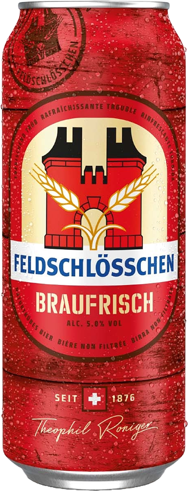 Feldschlösschen Braufrisch 5% - 6 x 50 cl Dose