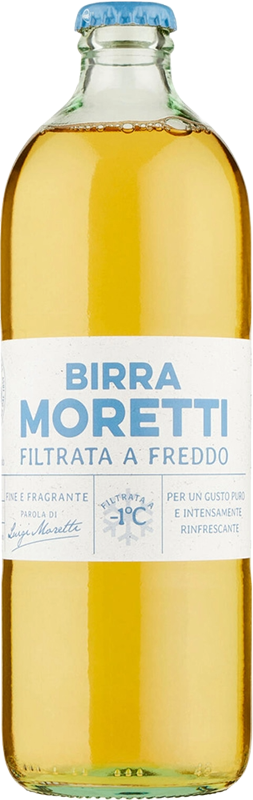 Birra Moretti Filtrata a Freddo 4.3% - 15 x 55 cl