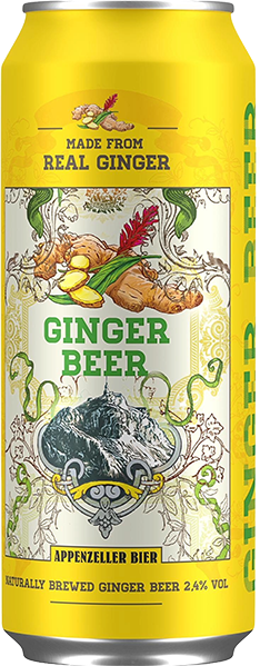 Appenzeller Ginger Beer 2.4% - 6 x 50 cl Dose