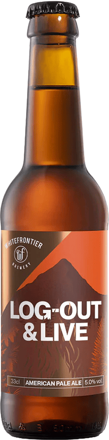 WhiteFrontier Log-Out & Live 5% - 12 x 33 cl WhiteFrontier Log-Out & Live 5% - 12 x 33 cl
