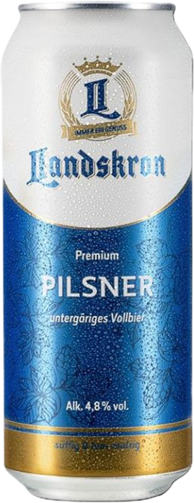 Landskron Premium Pilsener 4.8% - lattina da 50 cl