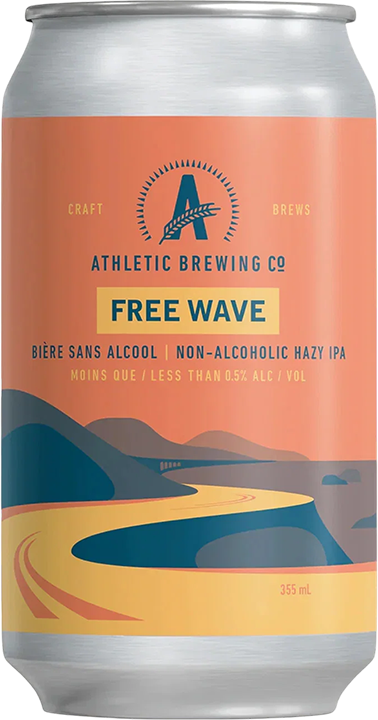 Athletic Beer Free Wave Hazy IPA alkoholfrei - 35.5 cl Dose