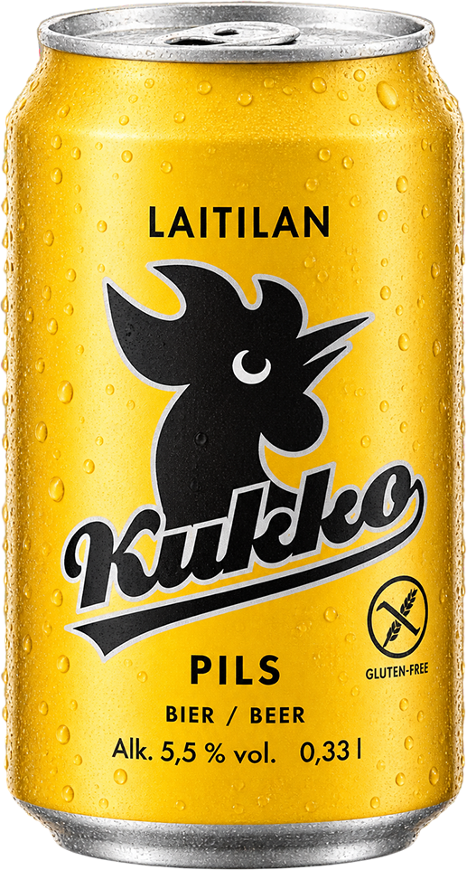 Kukko Pils Glutenfrei 4.7% - 33 cl Dose