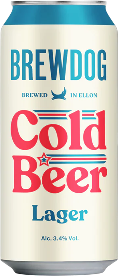 Brewdog Cold Beer Gluten Free 3.4% - 44 cl Dose Brewdog Cold Beer Gluten Free 3.4% - 44 cl Dose