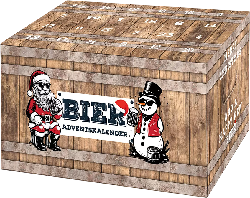 Internationaler Bier Adventskalender - 24 x 33 cl