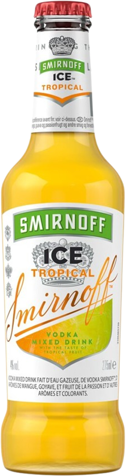 Smirnoff Ice Tropical 4% - 12 x 27.5 cl Smirnoff Ice Tropical 4% - 12 x 27.5 cl