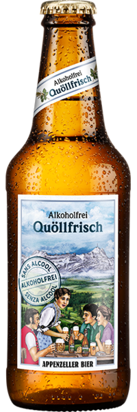 Appenzeller Quöllfrisch Alkoholfrei - 24 x 33 cl MW