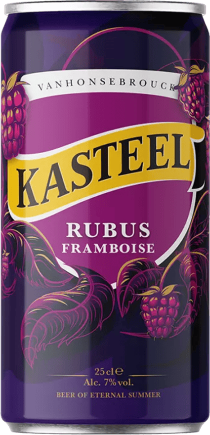 Kasteel Rubus Framboise 7% - 24 x 33 cl Dose Kasteel Rubus Framboise 7% - 24 x 33 cl Dose