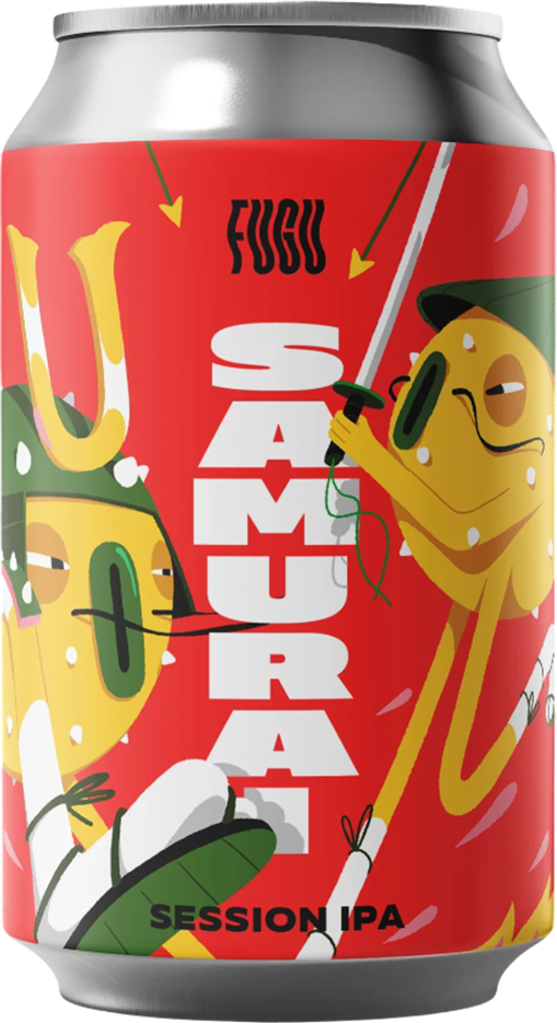 Fugu Samurai Session IPA 3.8% - 33 cl Dose | Bieronlineshop.ch