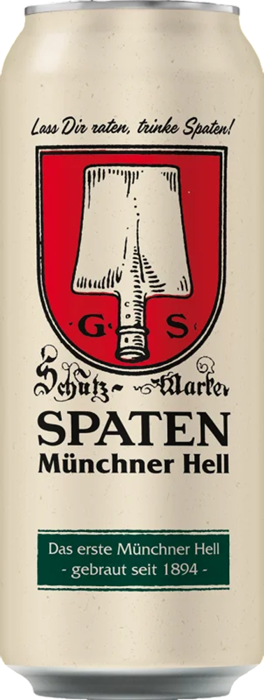 Spaten Münchner Hell 5,2% - lattina da 50 cl
