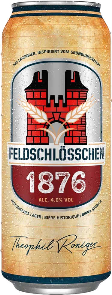 Feldschlösschen 1876 Lager 4.8% - 6 x 50 cl Dose