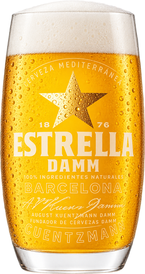 Estrella Damm Becher - 33 cl