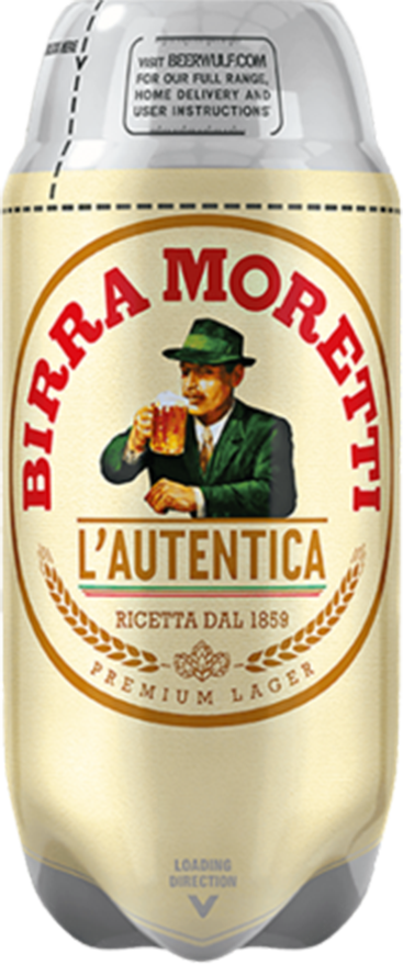Birra Moretti Torp - 2 Liter ( nicht mehr erhältlich ) Birra Moretti Torp - 2 Liter ( nicht mehr erhältlich )