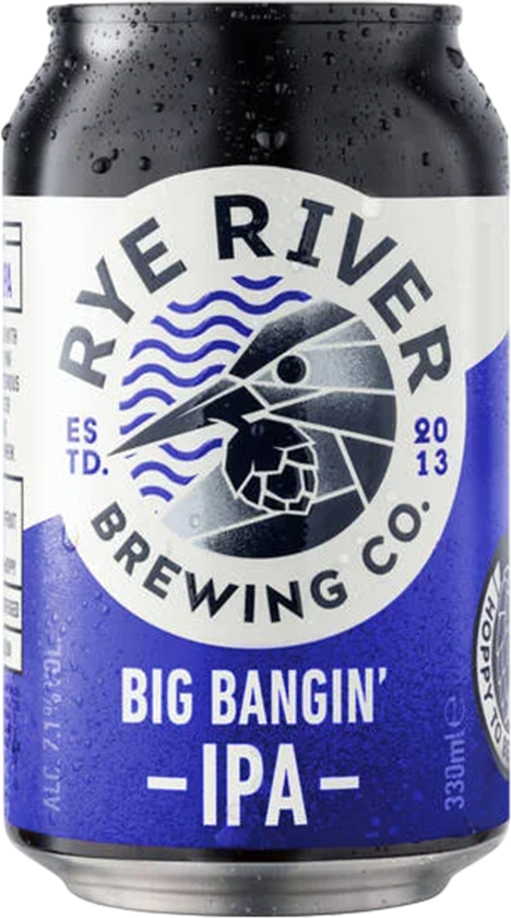 Rye River Big Bangin IPA 7.1% - 33 cl Dose Rye River Big Bangin IPA 7.1% - 33 cl Dose