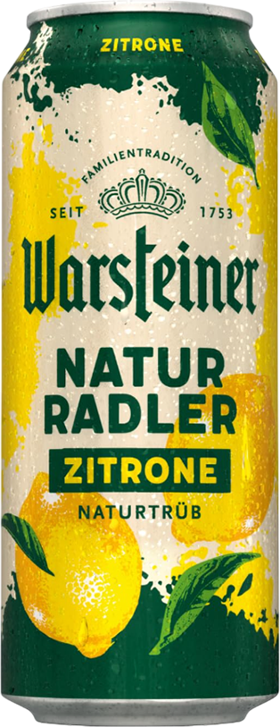 Warsteiner Radler Lemon 2.5% - 50 cl can