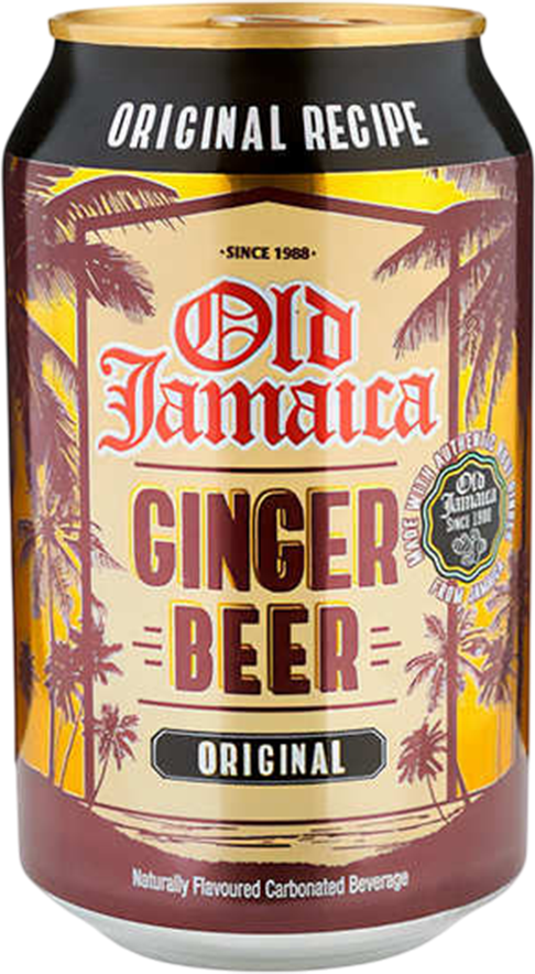 Old Jamaica Ginger Beer non-alcoholic - 33 cl can