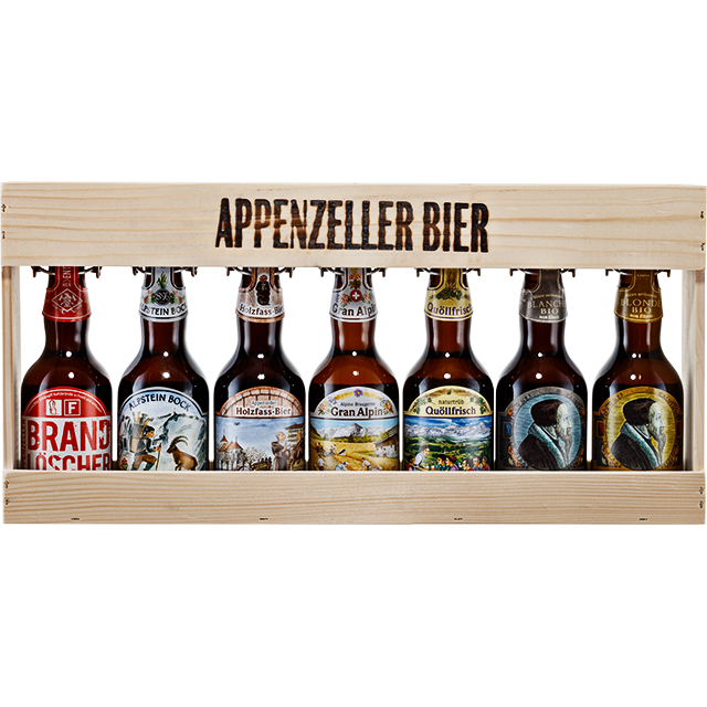 Appenzeller 1/2 Meter Bier 7 x 33 cl