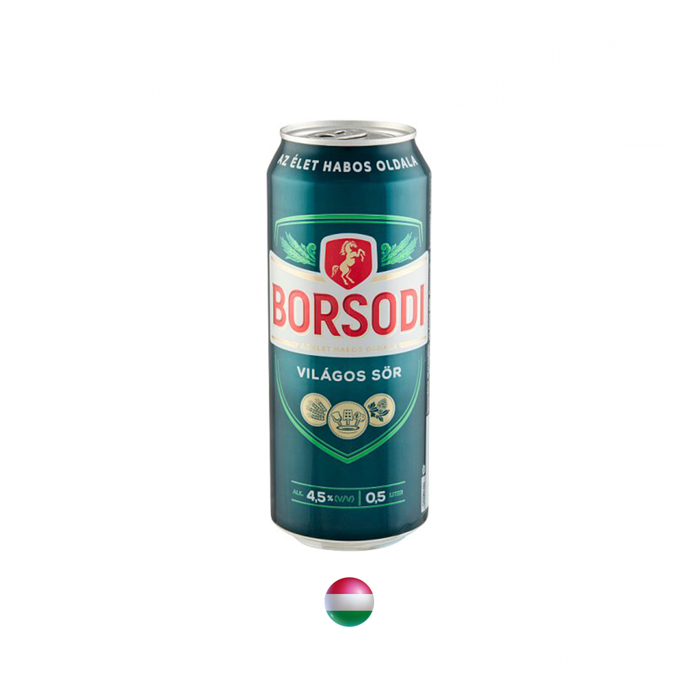 Borsodi helles Lager 4,5% - 24 x 50 cl Dose