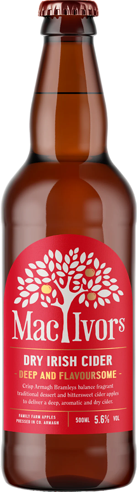 Mac Ivors Dry Irish Cider 4.5% - 12 x 50 cl Mac Ivors Dry Irish Cider 4.5% - 12 x 50 cl