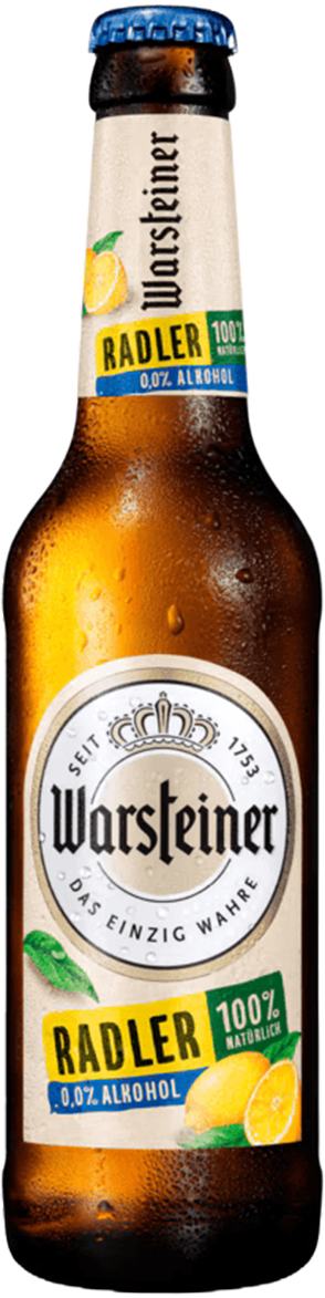 Warsteiner Radler Alkoholfrei - 24 x 33 cl MW