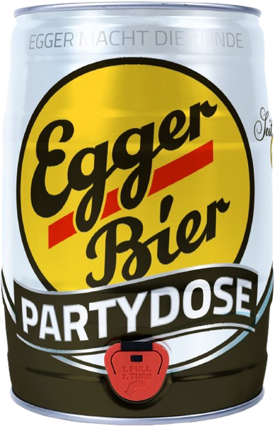 Egger Lager 4,8% - 5 Liter Partydose