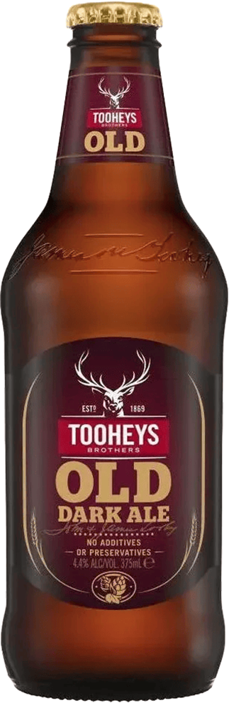 Bière Toohey's Old Dark Ale 4,4% vol. 24 x 37,5 cl Australie Bière Toohey's Old Dark Ale 4,4% vol. 24 x 37,5 cl Australie