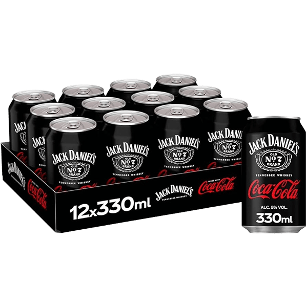 Jack Daniel's Coca-Cola 10% - 12 x 33 cl Dose