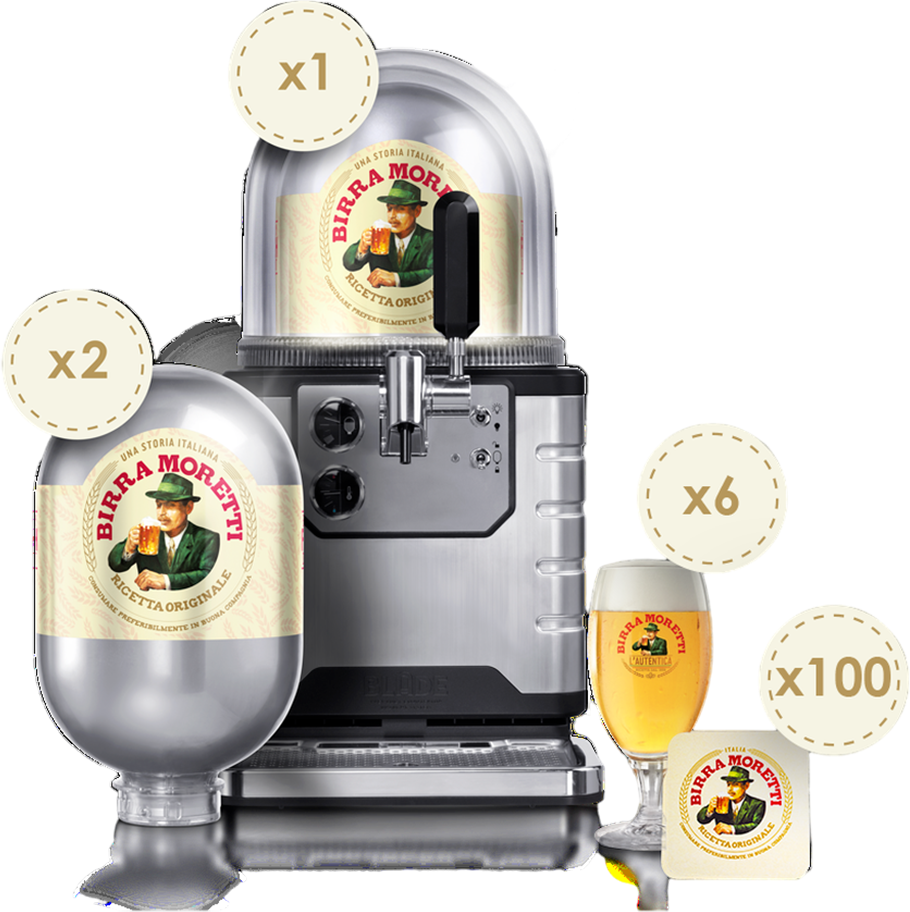 Birra Moretti Blade Starter Kit