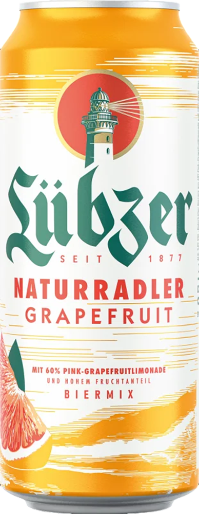 Lübzer Naturradler Pompelmo 2,5% - lattina da 50 cl