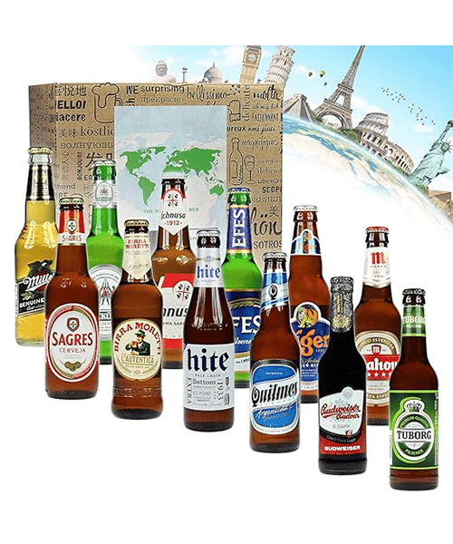 Internationales Bier Probierset 12 Länder - 12 x 33 cl
