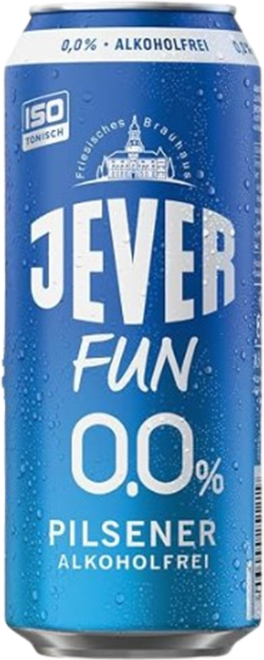 Jever Fun 0.0% alkoholfrei - 50 cl Dose