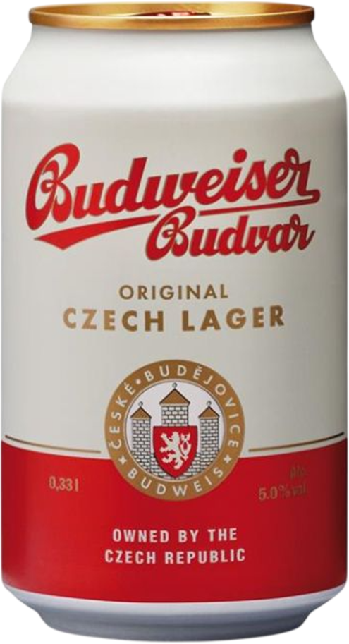 Budweiser Budvar 5% - 33 cl can