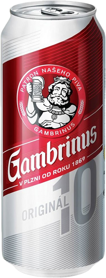 Gambrinus Original 4.3% - lattina da 50 cl