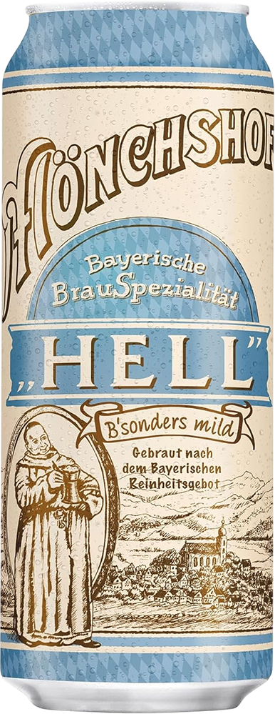 Mönchshof Hell 4.9% - 50 cl Dose
