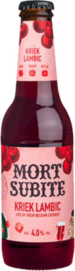 Mort Subite Kriek Lambic 4% vol. 12 x 25 cl Belgique Mort Subite Kriek Lambic 4% vol. 12 x 25 cl Belgique