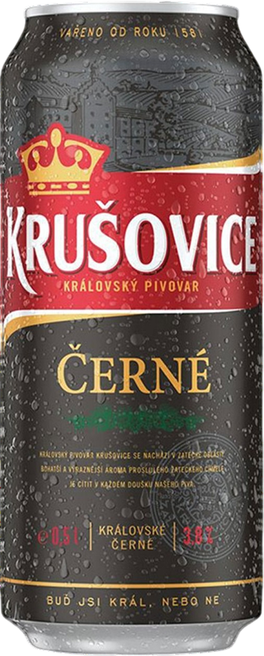 Krusovice Dunkel 3.8% - lattina da 50 cl