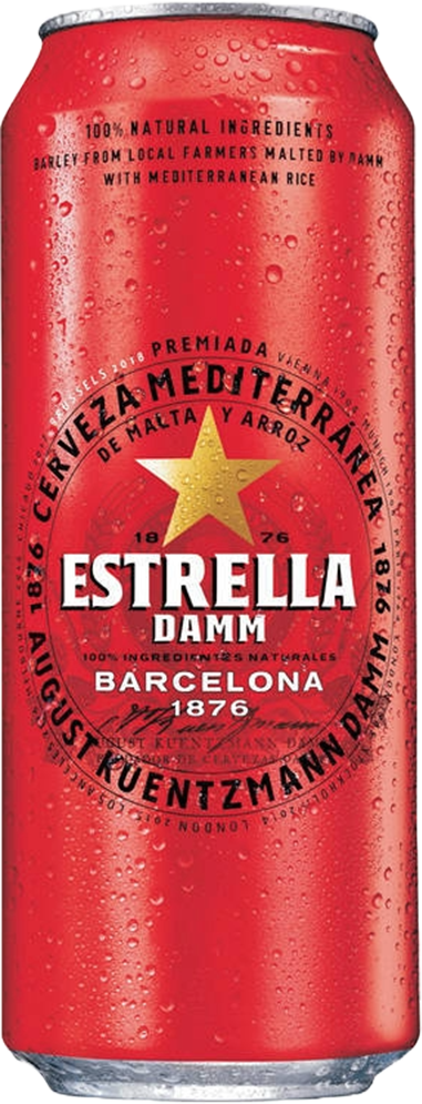 Estrella Damm 4.6% - 24 x 50 cl Dose