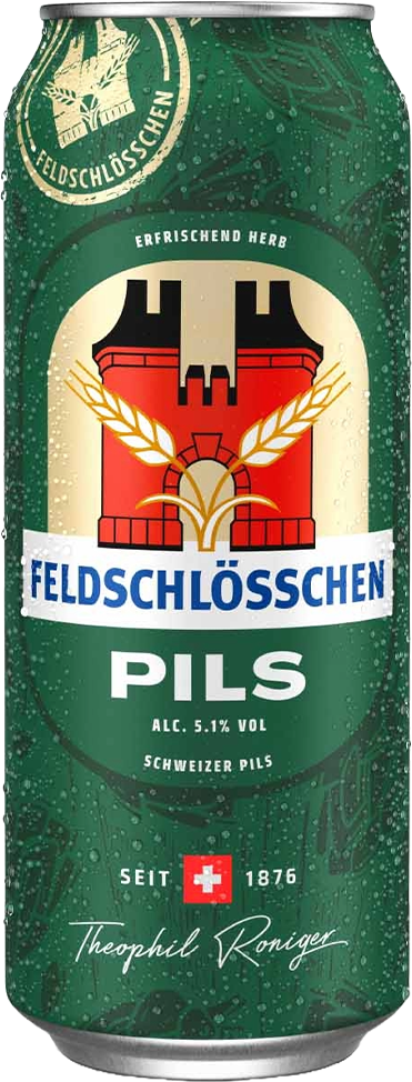 Feldschlösschen Pils 5.1% - 6 x 50 cl Dose Feldschlösschen Pils 5.1% - 6 x 50 cl Dose