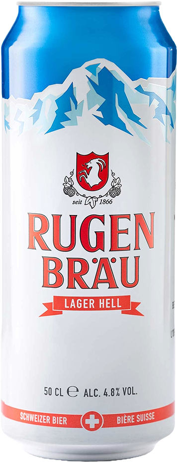 Rugenbräu Lager 4.8% - 24 x 50 cl Dose