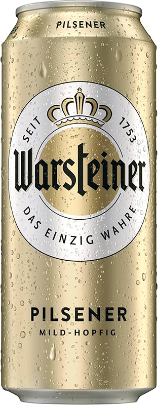 Warsteiner Premium Pilsener 4.8% - 24 x 50 cl Dose