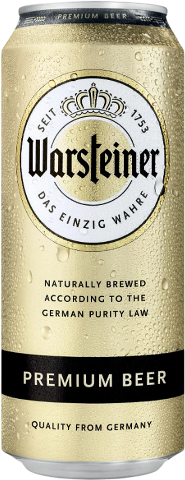 Warsteiner Premium Pilsener 4.8% - 50 cl canette Warsteiner Premium Pilsener 4.8% - 50 cl canette