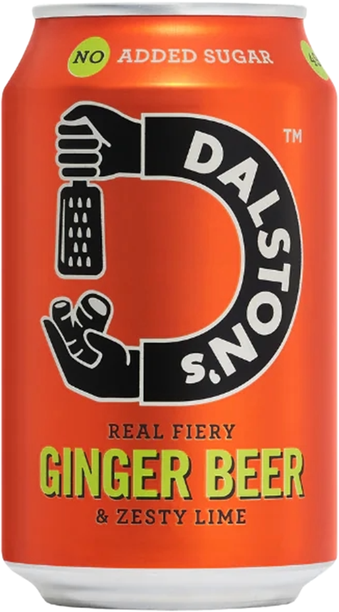 Bière au gingembre Dalston's 24 x 33 cl canette Bière au gingembre Dalston's 24 x 33 cl canette