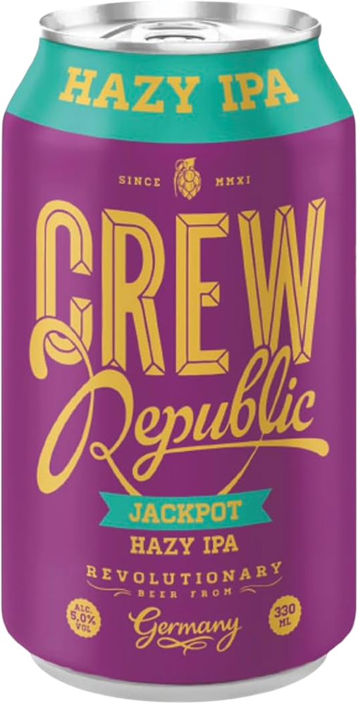 Crew Republic Jackpot Hazy IPA 5% - 33 cl Dose