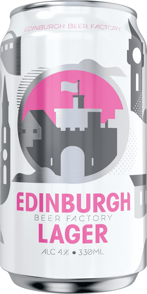 Edinburgh Lager 4,% - 24 x 33 cl canette Edinburgh Lager 4,% - 24 x 33 cl canette