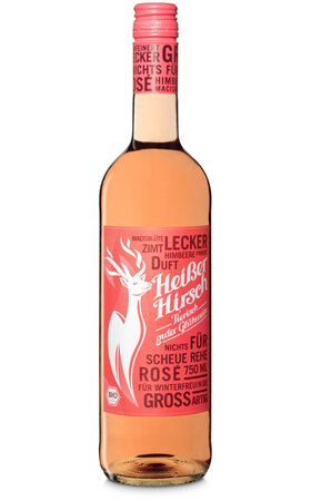 Glühwein Heisser Hirsch Rosé 10% - 75 cl