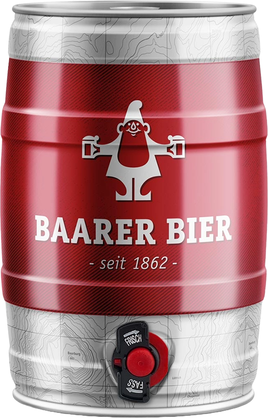 Baarer Hopfemandli 1862 Original 4,8% - Fût de fête de 5 litres Baarer Hopfemandli 1862 Original 4,8% - Fût de fête de 5 litres
