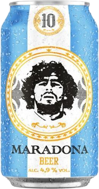 Maradona Bier 4.9% - 33 cl Dose