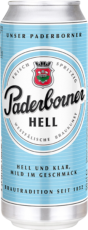 Paderborner Hell 5.1% - 24 x 50 cl boîte Paderborner Hell 5.1% - 24 x 50 cl boîte